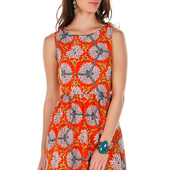 francesca's Printed Spring Dress Size medium - Picture 8 of 8